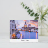 Venedig Italien Postkarte (Stehend Vorderseite)