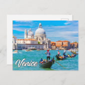 Venedig, Italien Postkarte (Vorne/Hinten)