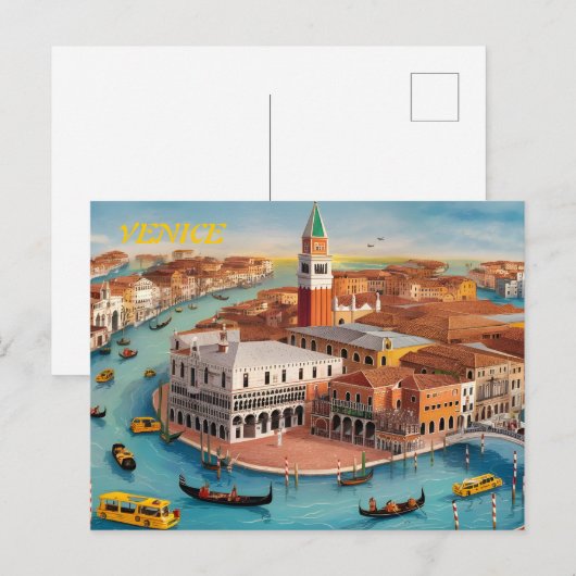 Venedig Italien Postkarte (Vorne/Hinten)