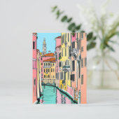 Venedig Italien Postkarte (Stehend Vorderseite)