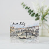 Venedig, Italien Postkarte (Stehend Vorderseite)