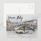 Venedig, Italien Postkarte (Vorne/Hinten)
