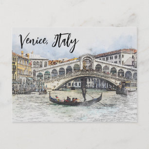 Venedig, Italien Postkarte