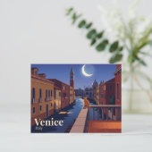 Venedig Italien Postkarte (Stehend Vorderseite)