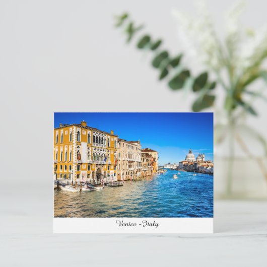 Venedig Italien Postkarte (Stehend Vorderseite)