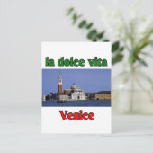 Venedig Italien Postkarte (Stehend Vorderseite)