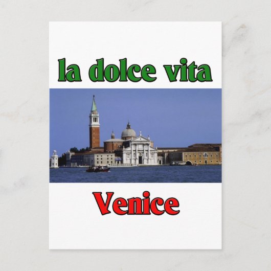 Venedig Italien Postkarte (Vorderseite)
