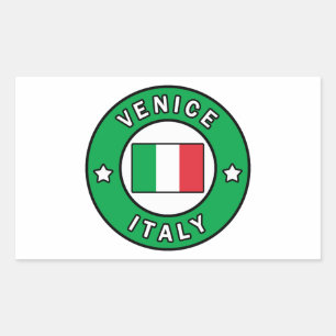 Venedig Italien Rechteckiger Aufkleber