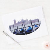 Venedig Italien Reise Ovaler Aufkleber (Umschlag)