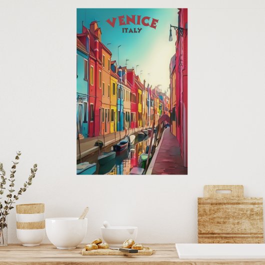 Venedig Italien Reise Poster (Küche)
