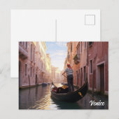 Venedig Italien Reise Postkarte (Vorne/Hinten)
