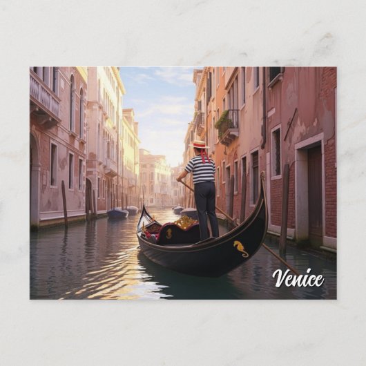 Venedig Italien Reise Postkarte (Vorderseite)