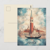 Venedig Italien Reise Postkarte (Vorne/Hinten)