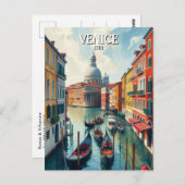 Venedig Italien Reise Postkarte (Vorne/Hinten)
