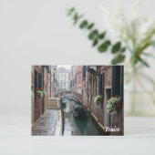 Venedig Italien Reise Postkarte (Stehend Vorderseite)