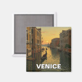 Venedig Italien Reise Souvenir Malerei Magnet (Vorderseite/Rückseite)