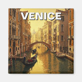 Venedig Italien Reise Souvenir Malerei Magnet (Vorne)