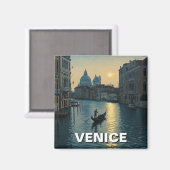 Venedig Italien Reise Souvenir Malerei Magnet (Vorderseite/Rückseite)
