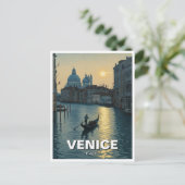 Venedig Italien Reise Souvenir Malerei Postkarte (Stehend Vorderseite)