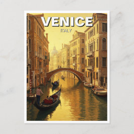 Venedig Italien Reise Souvenir Malerei Postkarte