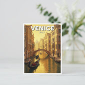 Venedig Italien Reise Souvenir Malerei Postkarte (Stehend Vorderseite)