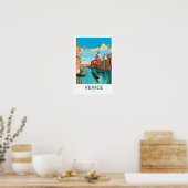 Venedig Italien Reisen Print Poster (Küche)