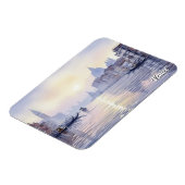 Venedig Italien Reisen Souvenir Watercolor Magnet (Linke Seite)