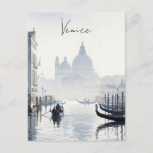 Venedig Italien Reisen Souvenir Watercolor