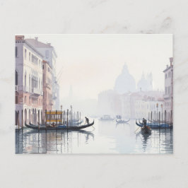 Venedig Italien Reisen Souvenir Watercolor Postkarte