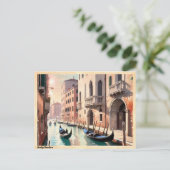 Venedig Italien Reisen Vintag Postkarte (Stehend Vorderseite)