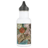 Venedig Italien Reisen Vintage Hübsche Kunst Edelstahlflasche (Links)