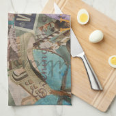 Venedig Italien Reisen Vintage Hübsche Kunst Handtuch (Viertel Falte)