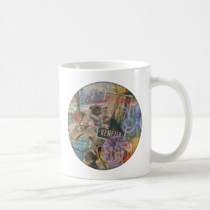 Venedig Italien Reisen Vintage Hübsche Kunst Kaffeetasse