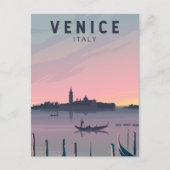Venedig Italien Reisen Vintage Kunst Postkarte (Vorderseite)