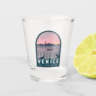 Venedig Italien Reisen Vintage Kunst Schnapsglas