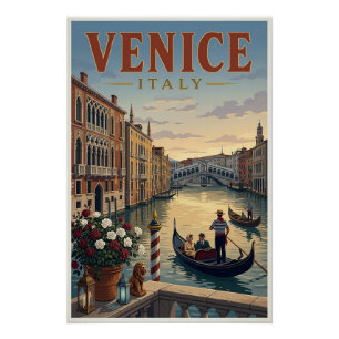 Venedig Italien Reiseplakat Poster