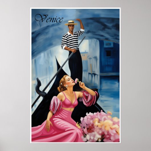 Venedig, Italien Reiseplakat Poster (Vorne)