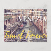 Venedig Italien Reiseurlaub Feiertagspostkarte (Vorderseite)