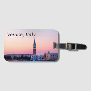 Venedig, Italien Rosa Sonnenuntergang Gepäckanhäng Gepäckanhänger