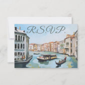 Venedig, Italien - RSVP-Karte RSVP Karte (Vorderseite)