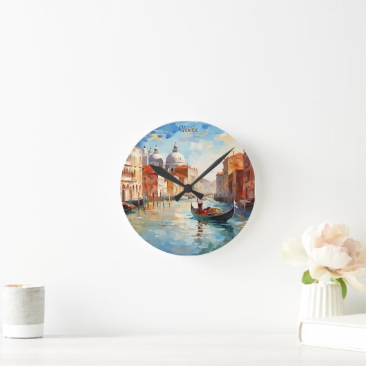 Venedig, Italien Runde Wanduhr (Zuhause)