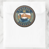 Venedig Italien Runder Aufkleber (Tasche)