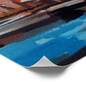 Venedig, Italien - San Simeone Piccolo Poster (Ecke)