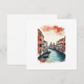 Venedig, Italien Save The Date (Vorne/Hinten)