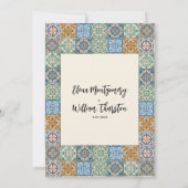 Venedig Italien Save the Date mit italienischen Fl (Rückseite)