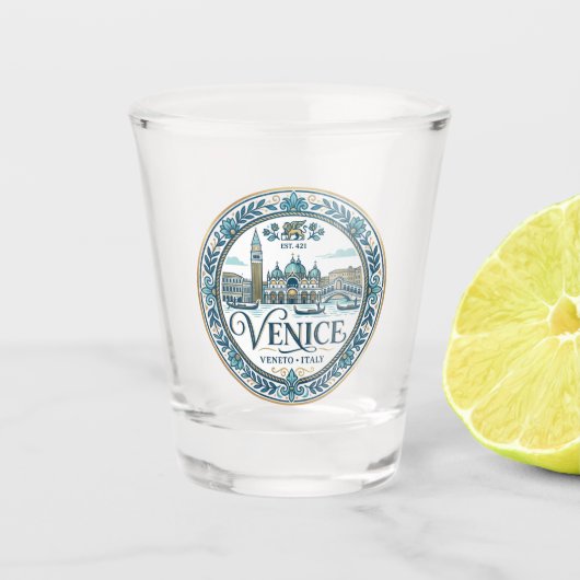 Venedig Italien Schnapsglas (Vorderseite)