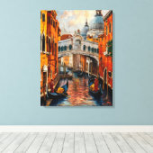 Venedig, Italien Schönes Malgeschenk Leinwanddruck (Insitu (Holzboden))