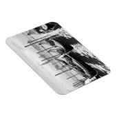 Venedig Italien Schwarz-Weiß-Landschaft Magnet (Rechte Seite)