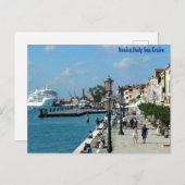 Venedig, Italien Seefahrt Postkarte (Vorne/Hinten)
