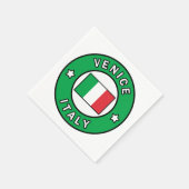 Venedig Italien Serviette (Ecke)
